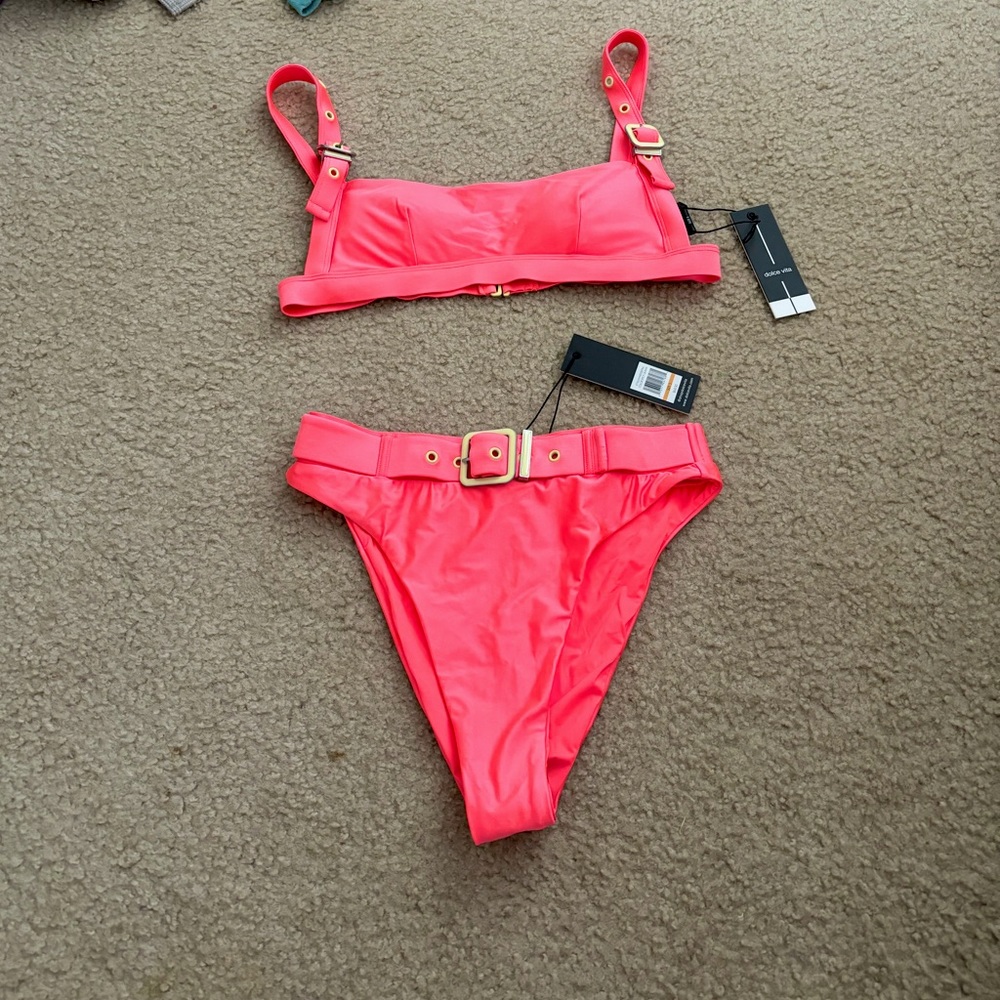 Dolce Vita Coral bikini NWT!!